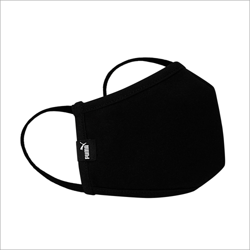 Black Cotton Face Mask
