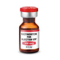 Dactinomycin Injection - Intravenous Administration For Severe Conditions | 1-15 Times Daily Infusion Under Medical Supervision