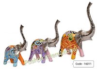Deco Paintiong Elephant table Decor