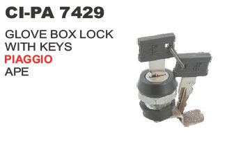 Glove Box Lock With Keys Piaggio