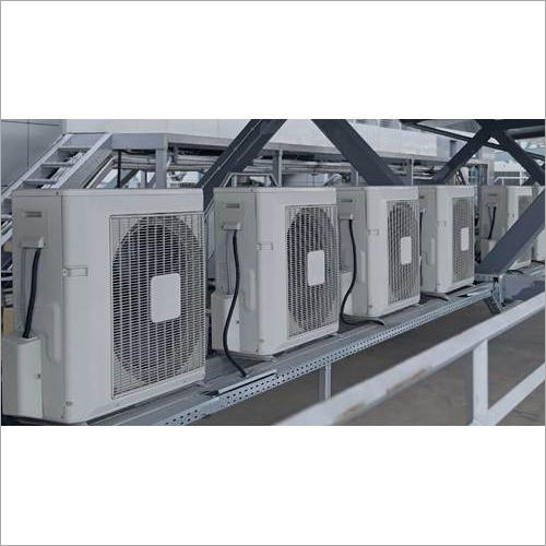 White Mitsubishi Industrial Air Conditioner