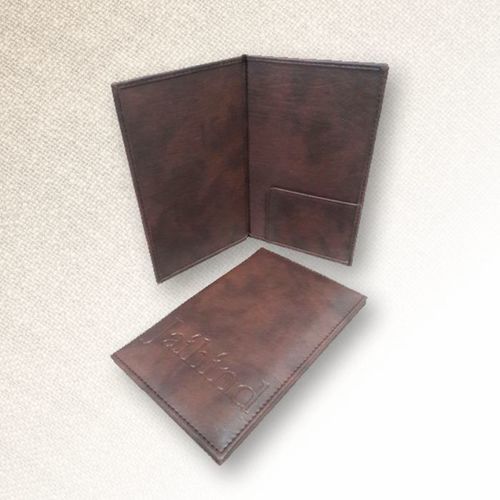 Leather Cheque Folder