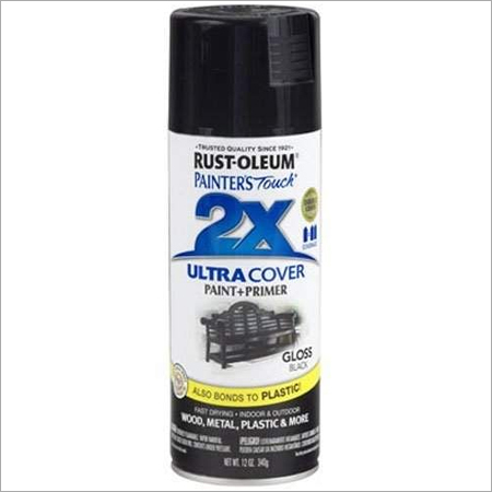 Rust-Oleum 249122 Painter's Touch 2x Spray Paint Gloss - BLACK