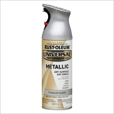 Rust-Oleum 262662 UNIVERSAL Metallic Spray Paint, Dark Steel, 312 Grams