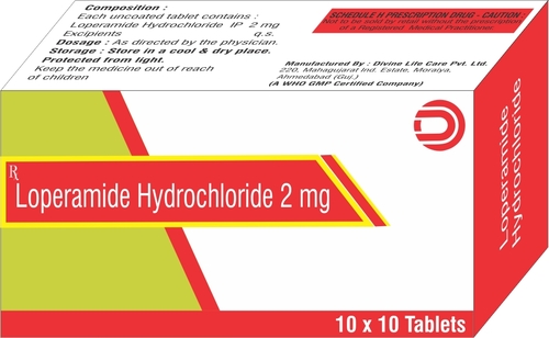 Loperamide Hydrochloride 2 mg By DIVINE LIFE CARE PVT. LTD.