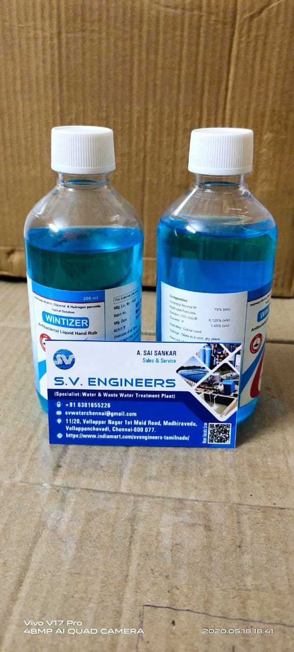 Hand Sanitiser Liquid