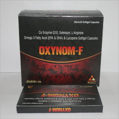 Co Enzyme Q10 100mg L Arginine 100mg Omega 3 Fatty Acid Sg