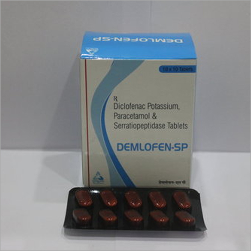 Diclofenac Potassium 50mg Serratiopeptidase 15mg Paracetamol