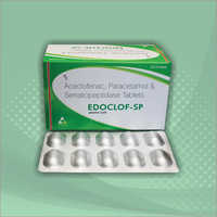 Aceclofenac 100mg Paracetamol 325mg Serrtiopeptidase 15mg