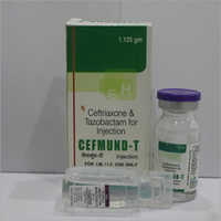 Ceftriaxone 1000mg Tazobactum125mg Injection