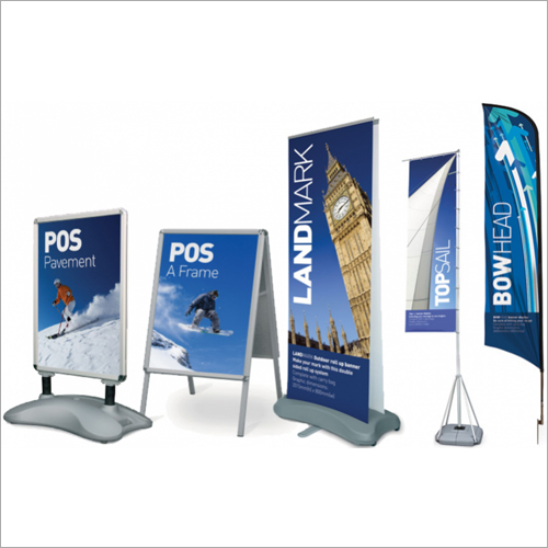 Outdoor Banners Stands By PEACOCK ARTS