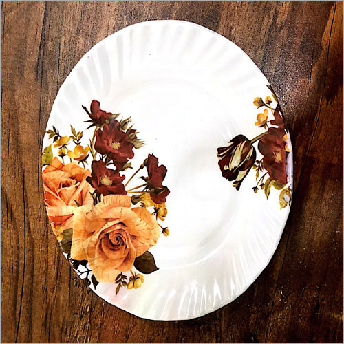 Rose Printed Plate