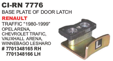 Base Plate Of Door Latch Renault