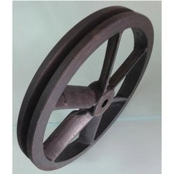 Air Compressor Fly Wheel - Iron Material, STD Dimensions, Lubricated Power Source, Silent Operation, Reciprocating Type