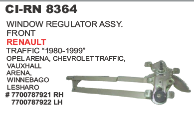 Window Regulator Assy Front Renault
