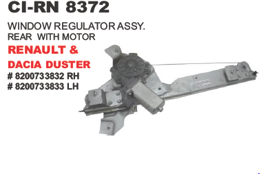 Window Regulator Assy Rear