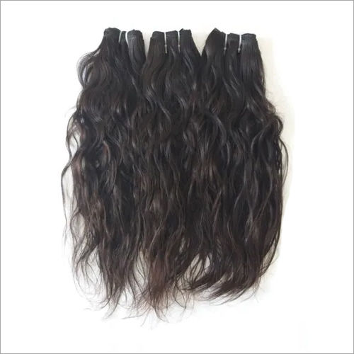 Black Wavy Human Hair Extensions