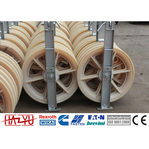 SHSN-660X100 Galvanized Steel Frame Three Nylon Wheels Pulley By Wuxi Hanyu Power Equipment Co., Ltd