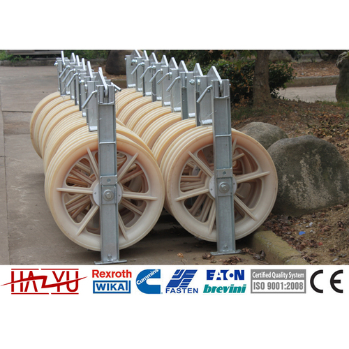SHSN-1160X150 Bundle Nylon Three Stringing Block Conductor Pulleys For Transmission Line By Wuxi Hanyu Power Equipment Co., Ltd