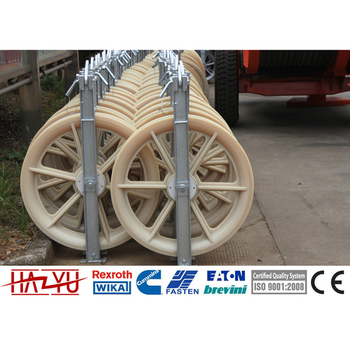 SHDN-400X80 Single Wheel Nylon Conductor Pulley By Wuxi Hanyu Power Equipment Co., Ltd