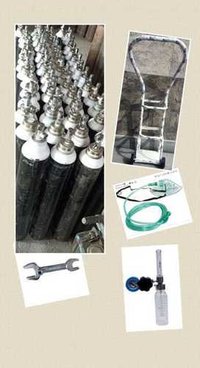 Cylinder,Trolley,Flowmeter, Spanner,oxygenMask