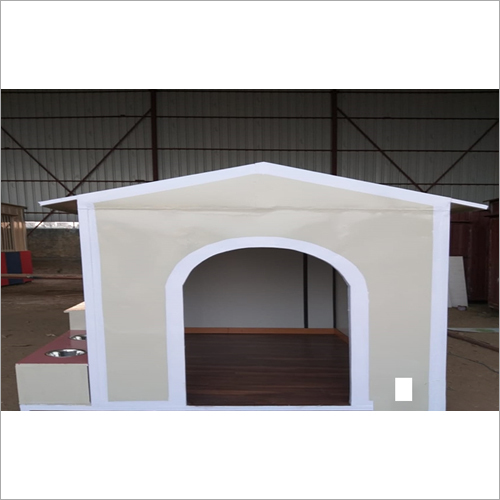 FRP Dog House - Durable MS Material, 5' x 5' Feet Size | Eco-Friendly, Portable Design for Safe and Comfortable Dog Care