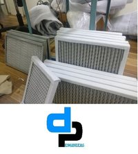 Synthetic Fiber Air Filter - Hdpe, 25mm-350mm Thickness | Durable White Panel With Aluminum Mesh For Dc Motor