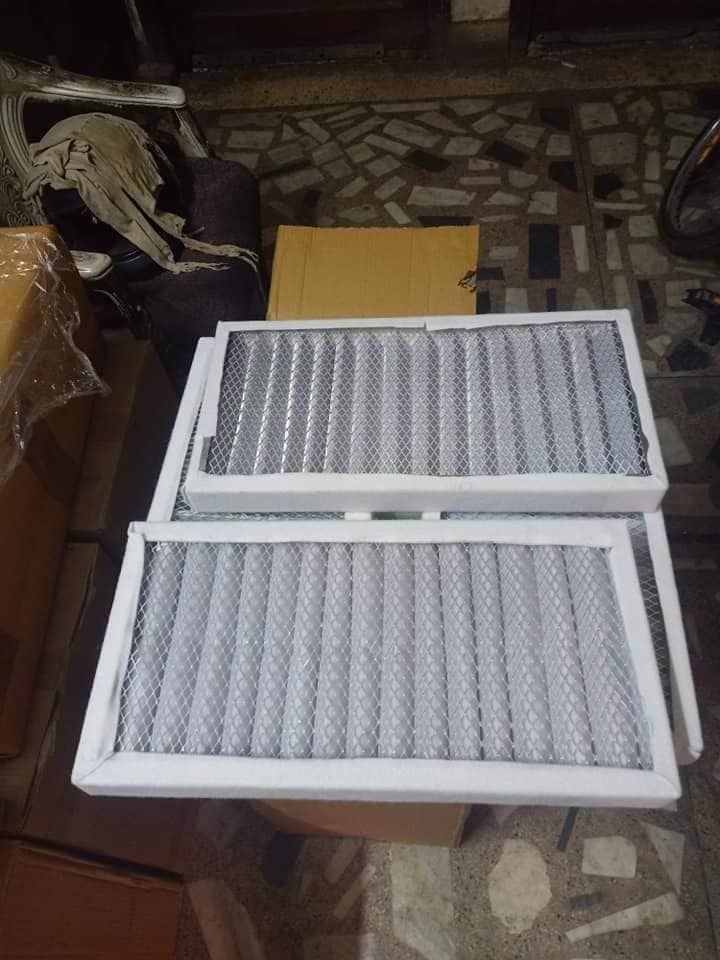 Synthetic Fiber Cold Rolled panel Air Filter For DC Motor