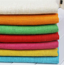Coloured Hessain Fabric