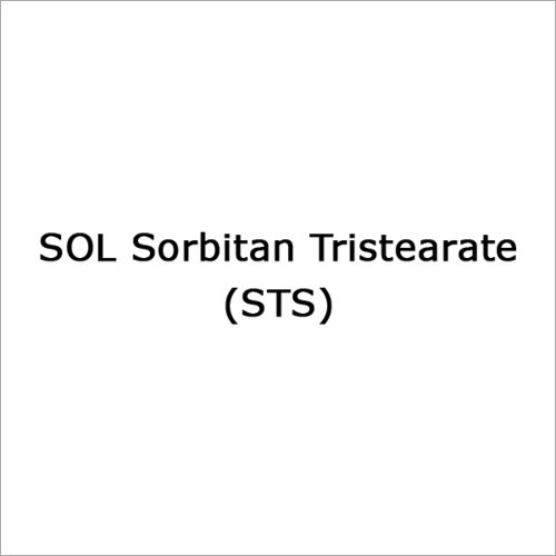 Sorbitan Tristearate Application: Food