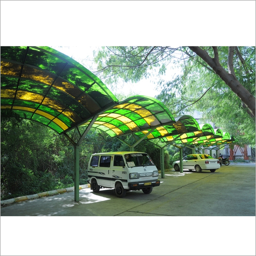 Car Porch Covering - Color: Multicolor