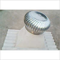 Turbo Roof Ventilating Systems - Stainless Steel, Standard Size, Silver Color | Automatic Operation, Low Maintenance, Efficient Odor Elimination