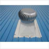 Turbo Roof Ventilator - Stainless Steel, Standard Size, Silver Color | Industrial Ventilation For Factories, Restaurants, And Heavy-duty Usage