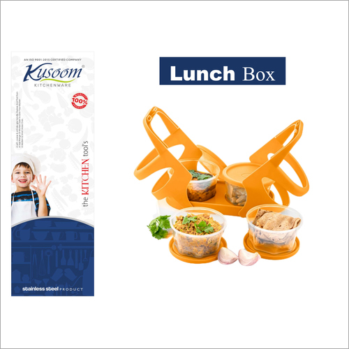 Orange Kusoom Plastic Lunch Box