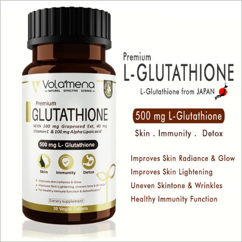 Premium Glutathione With 500 mg L-Glutathione 30 Tablets