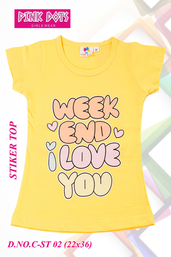 Sticker Girls Top
