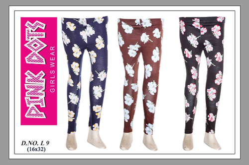Dot Print Kids Leggings