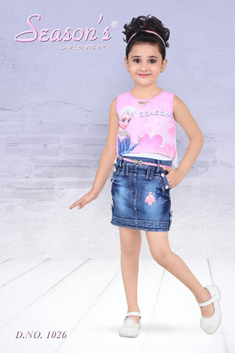 Girls Pink Short Frock
