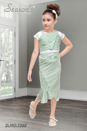 Green Girls Skirt