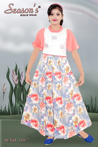 Party Wear Girls Western Frock
