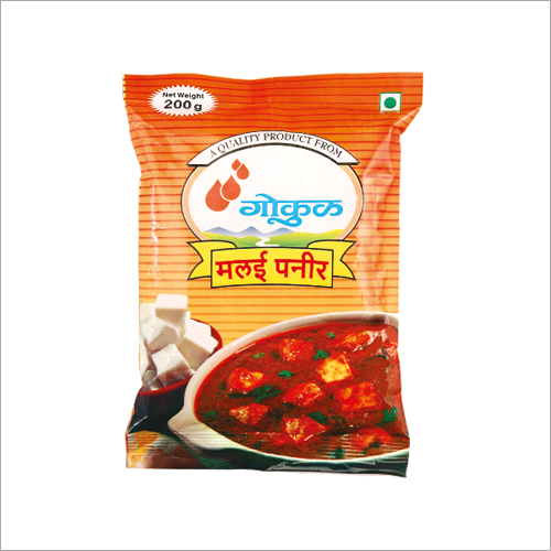 200 GM Malai Paneer - Full Cream Milk Cheese, Original Flavor, Soft White Texture | Low Fat Content, Versatile for Various Dishes