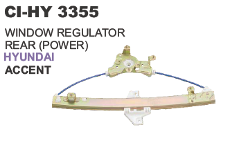 Window regulator Rear Hyundai Accent