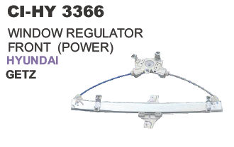 Window Regulator Front Hyundai Getz