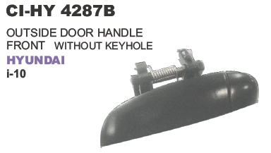 Outside Door Handle Front Without Keyhole Hyundai i10
