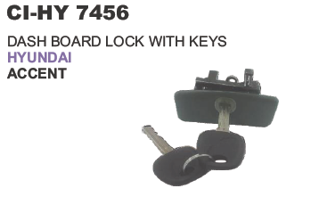 Dashboard Lock with Keys  Hyundai Accent