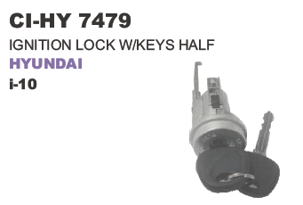 Ignition Lock with Keys Half Hyundai i10