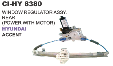 Window Regulator Assy Rear Hyundai Accent