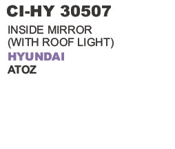 Inside Mirror with Roof Light Hyundai