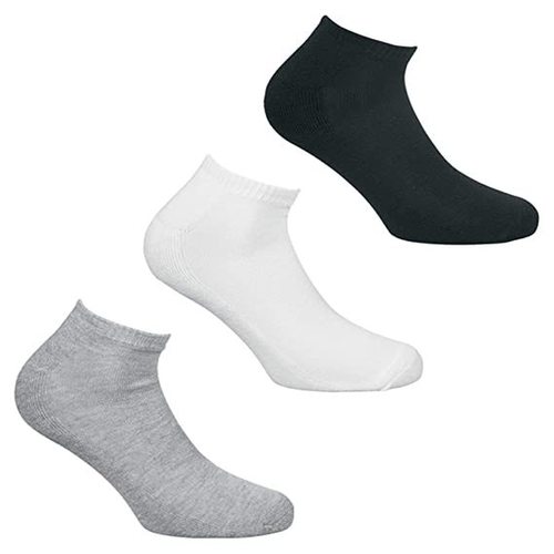 Mens White Cotton Lycra Socks