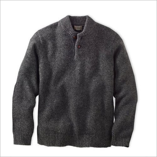 Mens Grey Woolen Sweaters